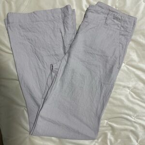 Light mauve linen like Talula babaton dress pants